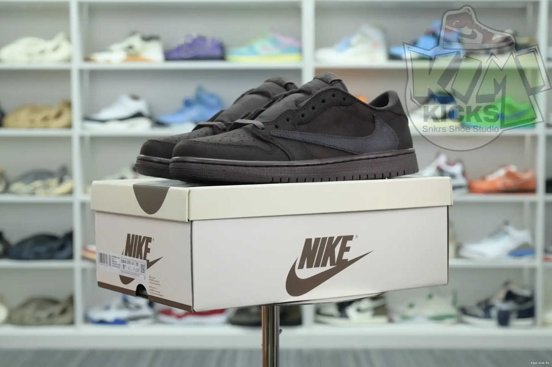 OG“Velvet Air Scott Jordan Brown” Jordan Low 1 Travis x Kimikick 0704